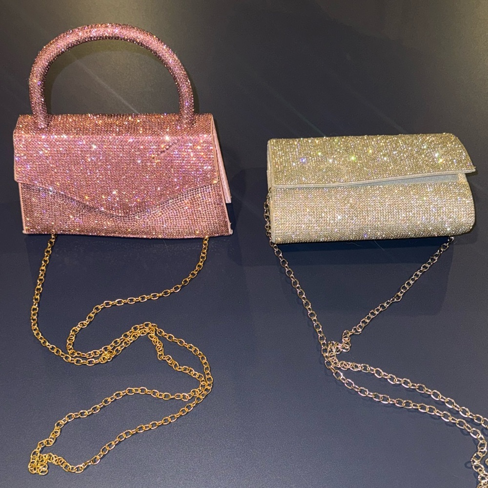 Bedazzled Clutch Purses | Both items included